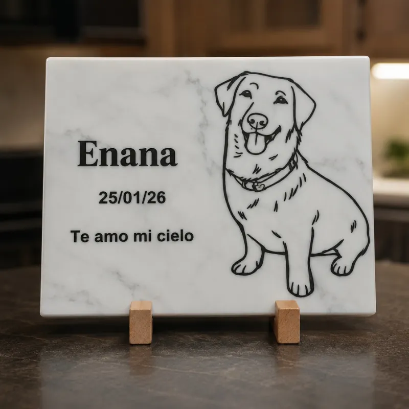 Modelo Standard de placa conmemorativa para mascotas